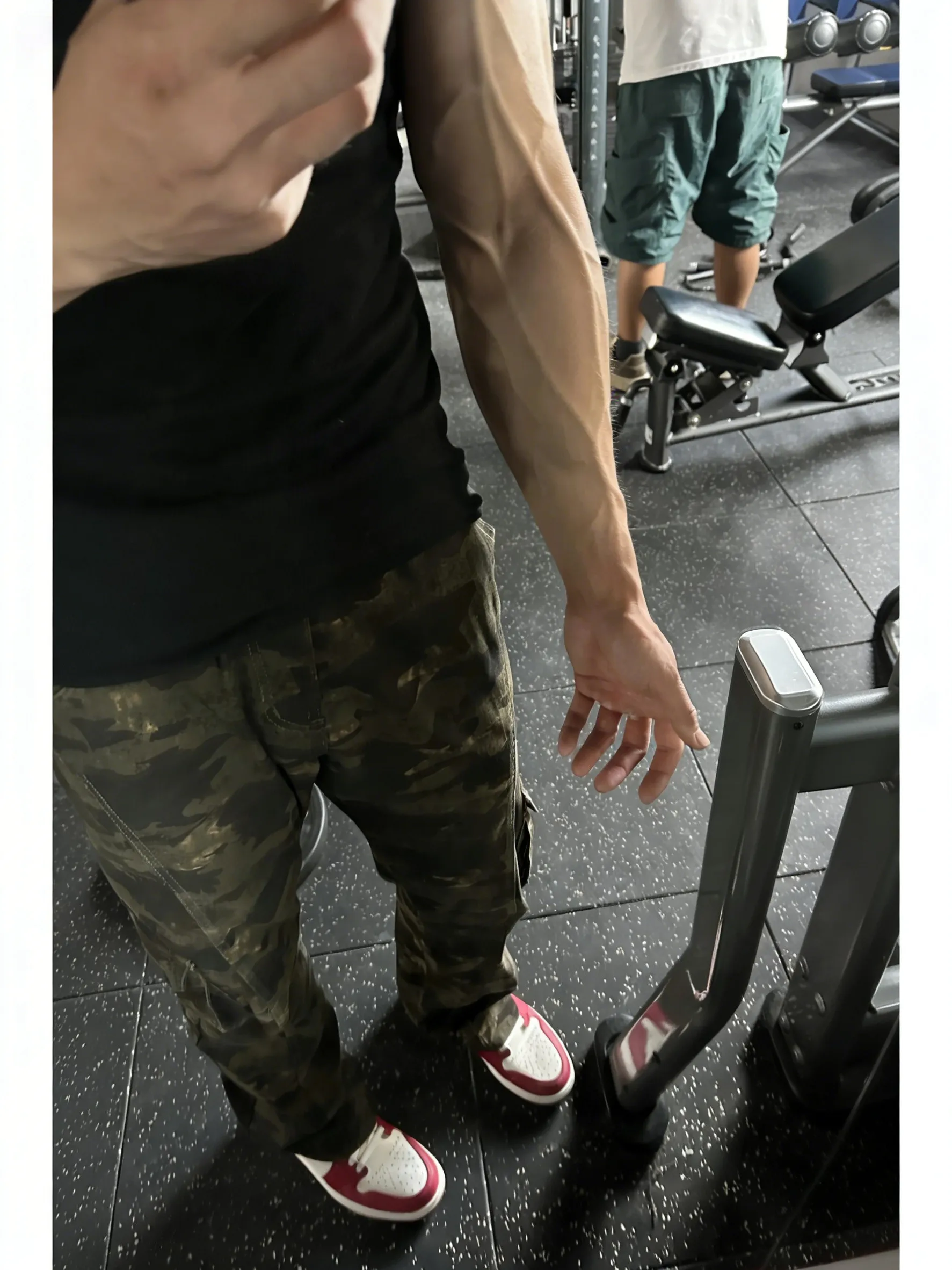 

American Sle Camouflage Straight Leg Men's Jeans Spring Vibe Slant Cut Workwear CleanFit Curved Knife Flared Pants