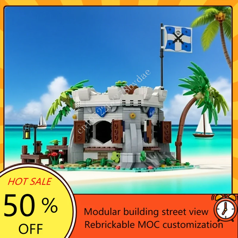 841 pçs diy série militar canhão imperial enseada quebra-cabeças técnicos moc brinquedo de construção para crianças aniversário presente natal