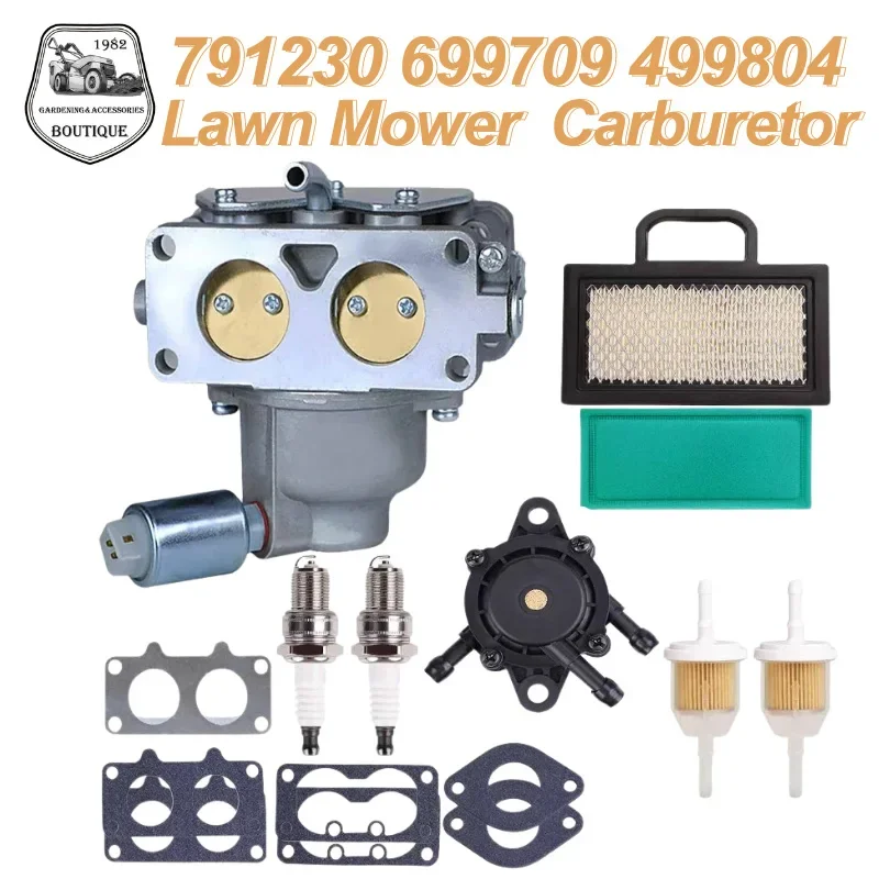 791230 Carburetor Stratton 407777 20 - 25 HP V-Twin Engine 699709 499804   MIA10632 LA150 Lawn Mower Air Filter Carb