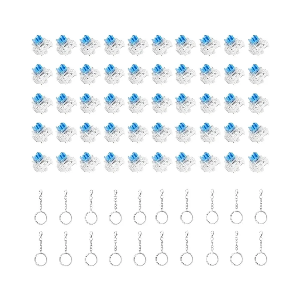 90pcs Mechanical Keyboard Switches Three-Pin Type for Custom Mechanical Keyboard Projects and Standard Repairs