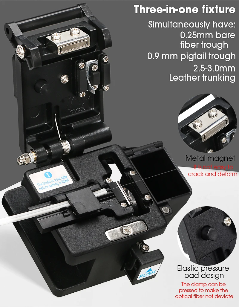 New FTTH High Precision cutting tool AUA-6S/61S/7S/71S Optical Fiber Cleaver Cable Cutting Knife Fiber Cleaver