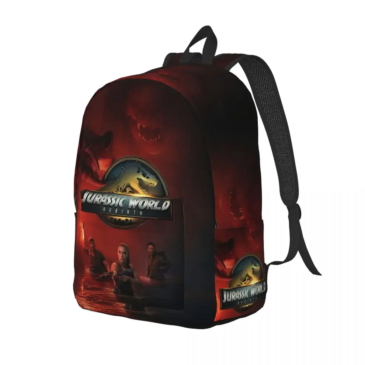 Custom Bag Jurassic Rebirth Dinosaurs Attack World Backpack Men Women Cool School Work Daypack Covert Mission Laptop Shoulder Ba