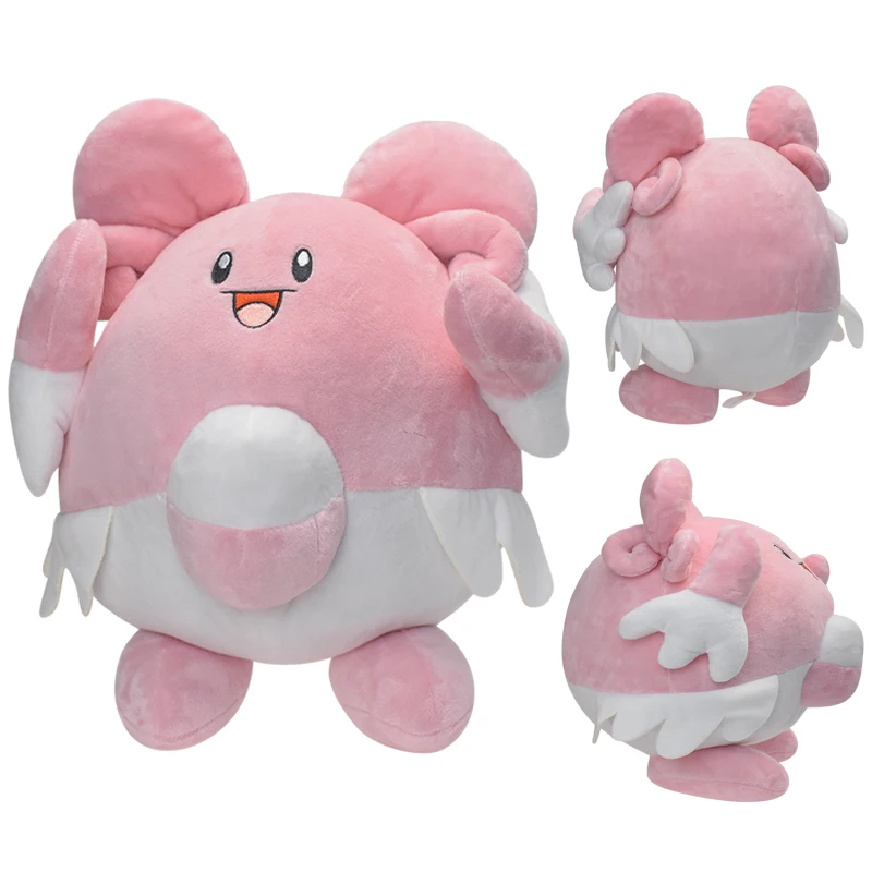 TAKARA Tomy Pokemon Blissey Anime Happy Blissey Plush Toys Soft Stuffed Cute Baby Chansey Dolls Gifts for Kids Children