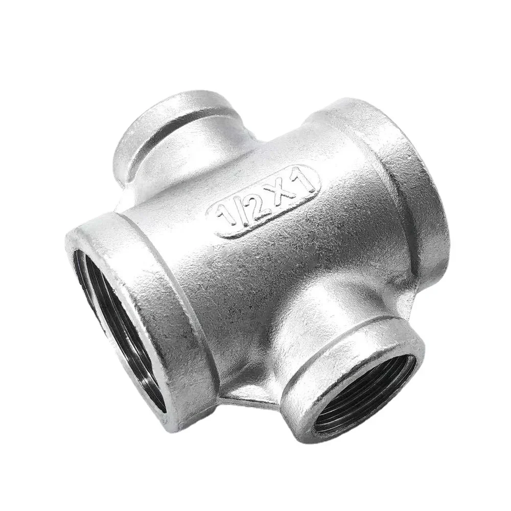 

1/2 "3/4" 1 "1-1/4" 1-1/2" 2 "BSP переходник с внутренней резьбой, крестообразный 4-ходовой фитинг из нержавеющей стали 304, соединитель для воды, газа, масла