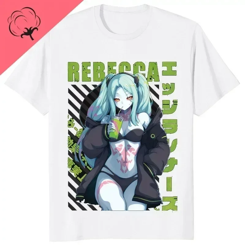 New Arrival Edgerunners Cotton Printing T-shirt Funny David Martinez Prosthesis Graphic Man Tshirt Hot Game Fans Tees image 6
