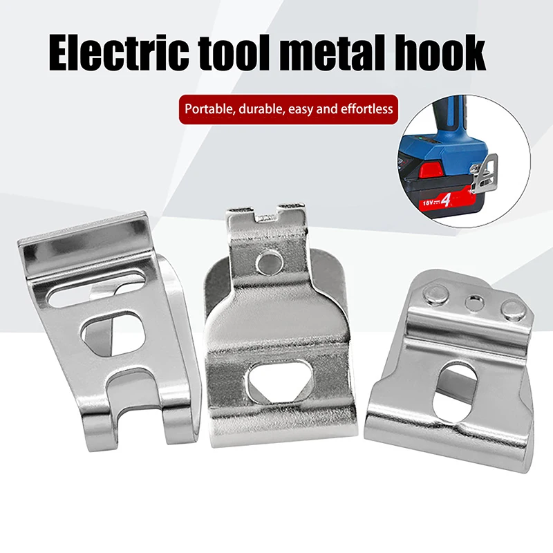 

'2pcs Electric Drill Belt Clip Hooks For 18V 20V Drill Driver N268241 N169778 DCD980 Hammer Impact Wrench Accessories