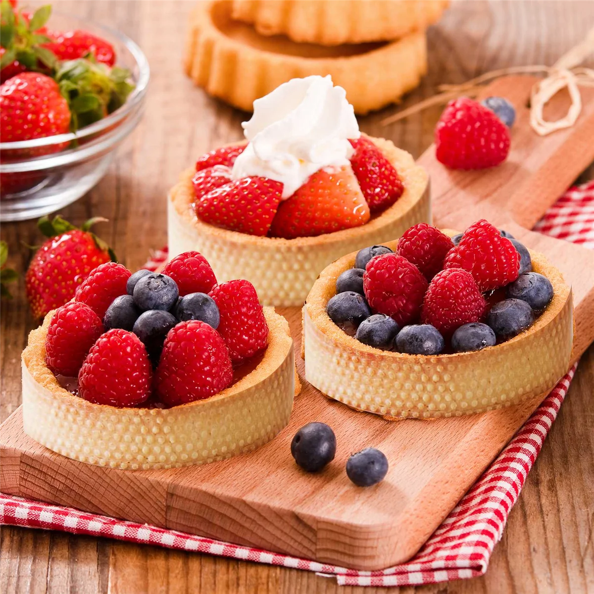 ABLK 5Pcs Circular Tart Rings with Holes Stainless Steel Fruit Pie Quiches Cake Mousse Mold Kitchen Baking Mould 9cm