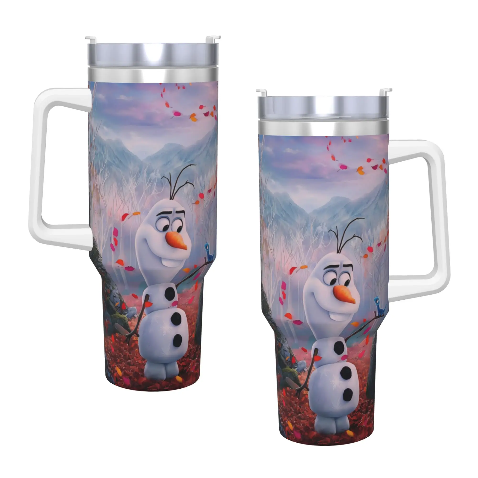 

Stainless Steel Tumbler Frozen 2 Elsa Anna Cartoon Thermal Mug Keep Heat Cold and Hot Car Mugs Travelist Custom Water Bottle