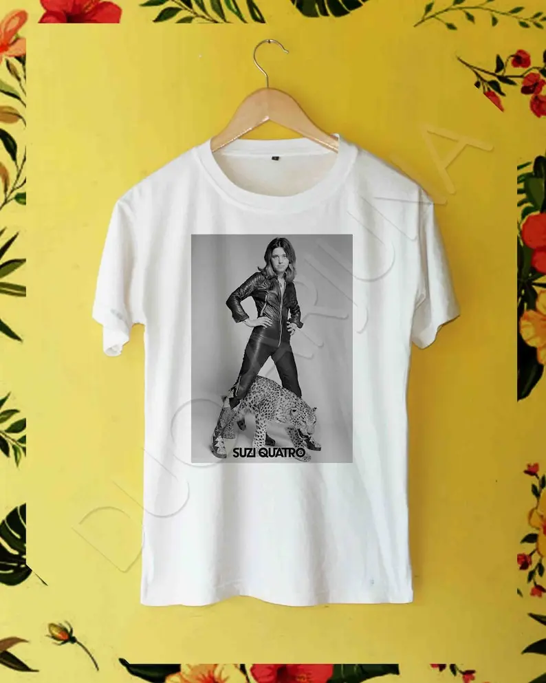 SUZI QUATRO t-shirt 90s Suzi Quatro rare graphic Suzi Q vintage retro Unisex T-Shirt