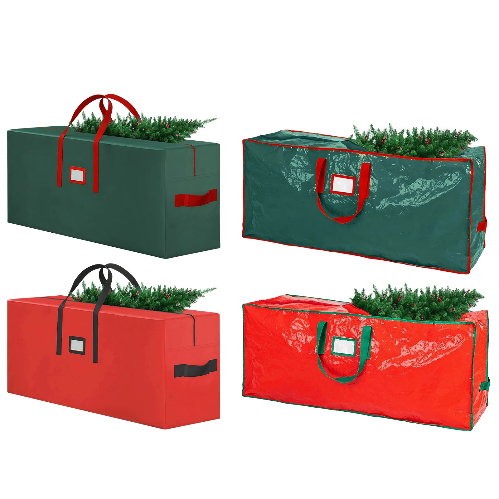 Faltbare Weihnachtsbaumtasche Feiertagsdekoration Aufbewahrungsbeutel Weihnachtsbaum-Organizer Wasserdichte Faltbare Packtasche für Zuhause