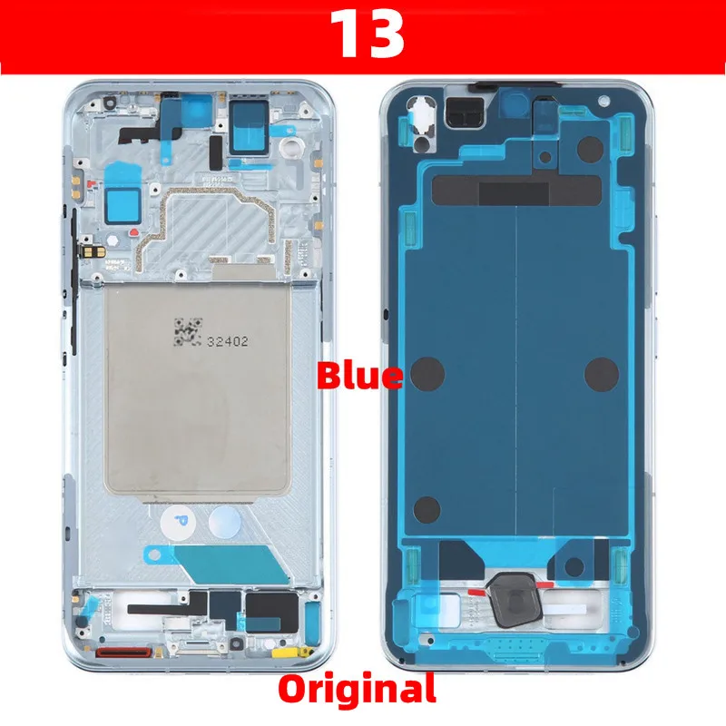 

Middle Frame For Xiaomi 13 Front Frame Chassis Middle Housing Bezel + Side Buttons Mi13 Mobile Phone Repair Parts