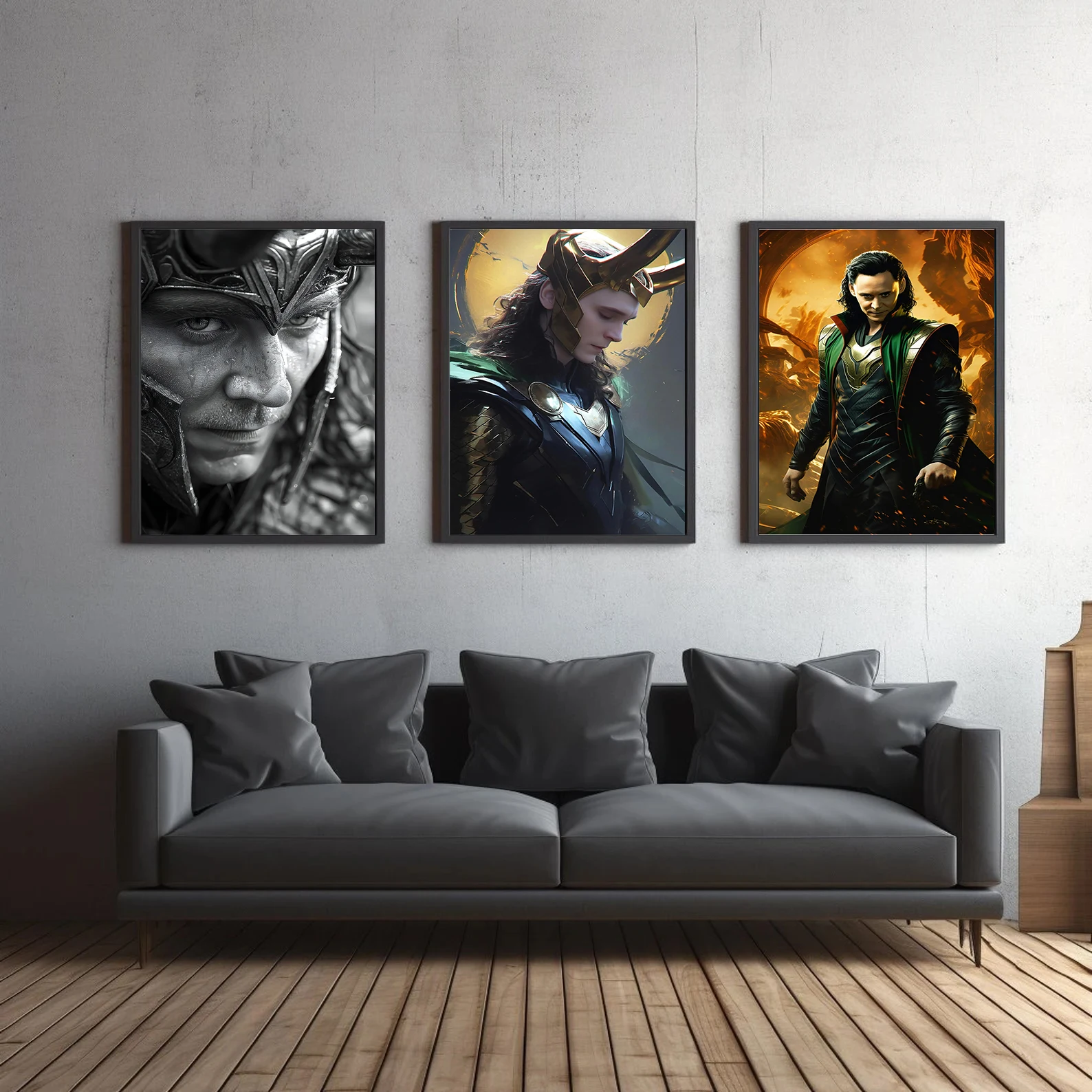 Mavel Loki Movie Self-adhesive Poster Home Decoration Paper Painting Wallpaper Figures Photos Wall Art Bedroom HD Decor Kid Gift