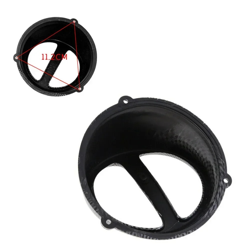 

Carbon Fiber For Motorcycle Air Scoop Fan Cover Cap Easy To Install Fits All 50cc GY6 Scooters And For Motorcycles