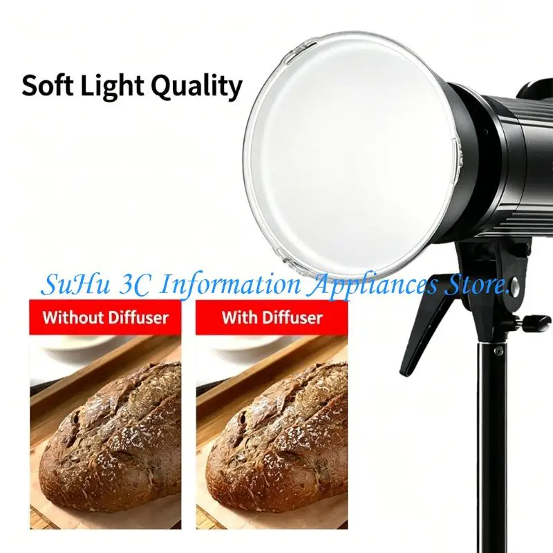  Standard Reflector Diffuser Lamp Shade Dish for Soft Light Photographic