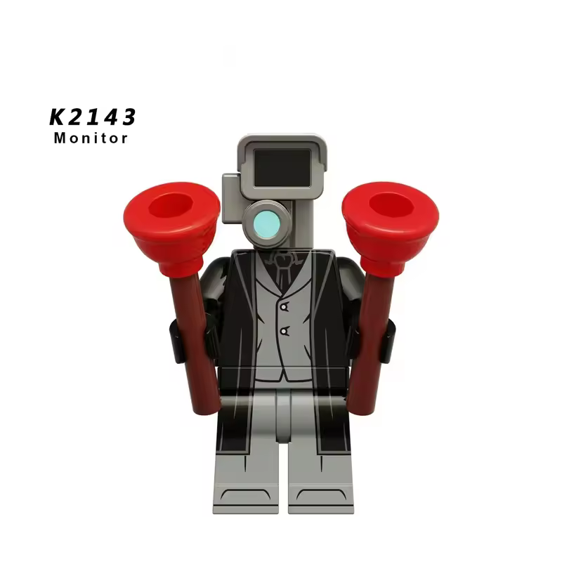 New KDL SWAT Skibidi Toilet Man Figures Anime Block Toys TvMan Titan Cameraman Speakerman Bricks Model Toy Birthday Gift - Image 27