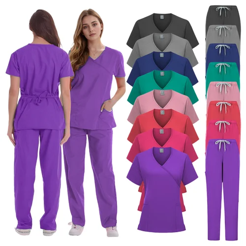 Uniformes clínicos para mujer, Uniforme clínico Dental para correr, traje médico para Hospital, conjuntos de Uniformes, Ropa de Trabajo de Spa
