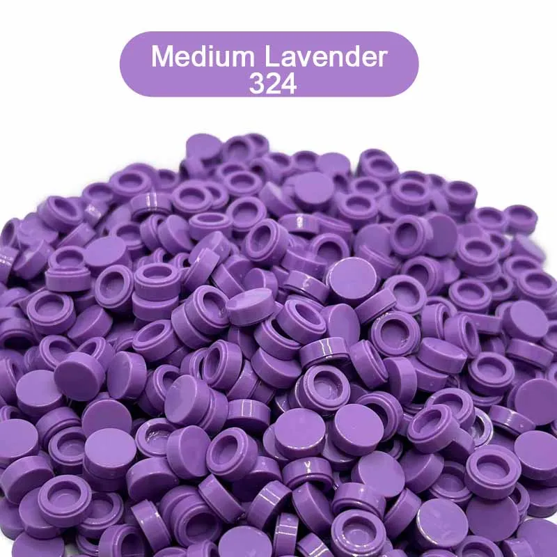 Pink and Purple 98138 Round Tile 1x1 Round Circle Pixel Painting Building Block Toy Mosaic 100pcs