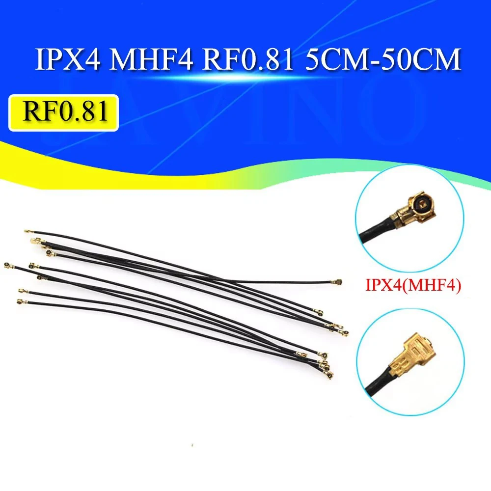 5PCS wifi pigtail UHF4 IPX4 to UHF4 IPX4 RG0.81 Pigtail Cable for router 3g 4g modem