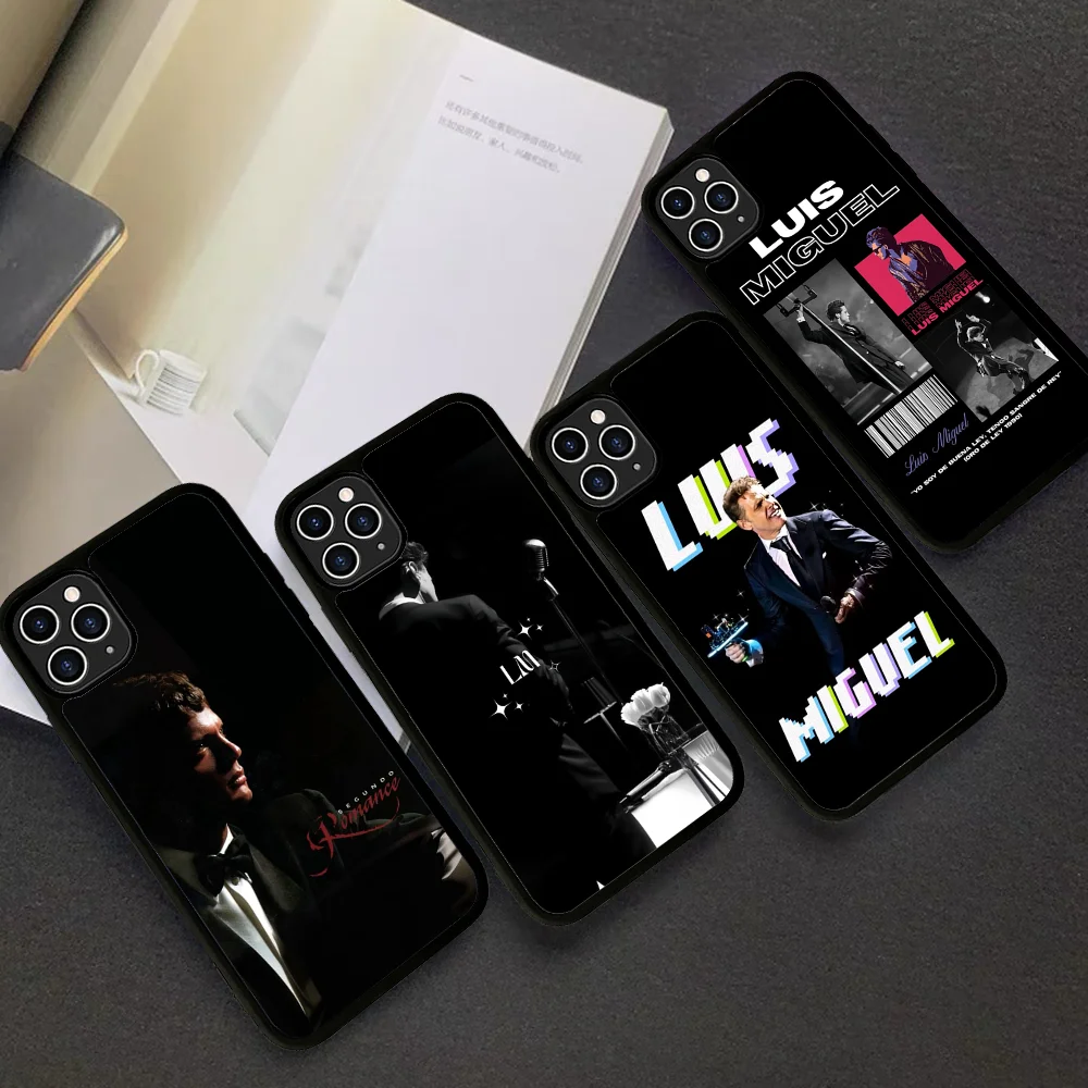 L-Luis Miguel Singer Phone Case Silicone PC+TPU For Samsung S10 20 30 22 23 24 Plus Lite Ultra Cover