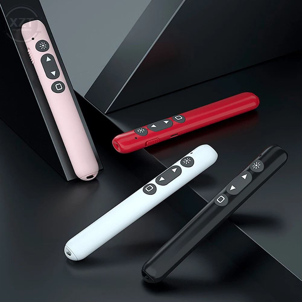 Presentation Clicker Office Classroom Remote Control Wireless Slide Presenter Pointer Controlling Equipment Computer Accessory