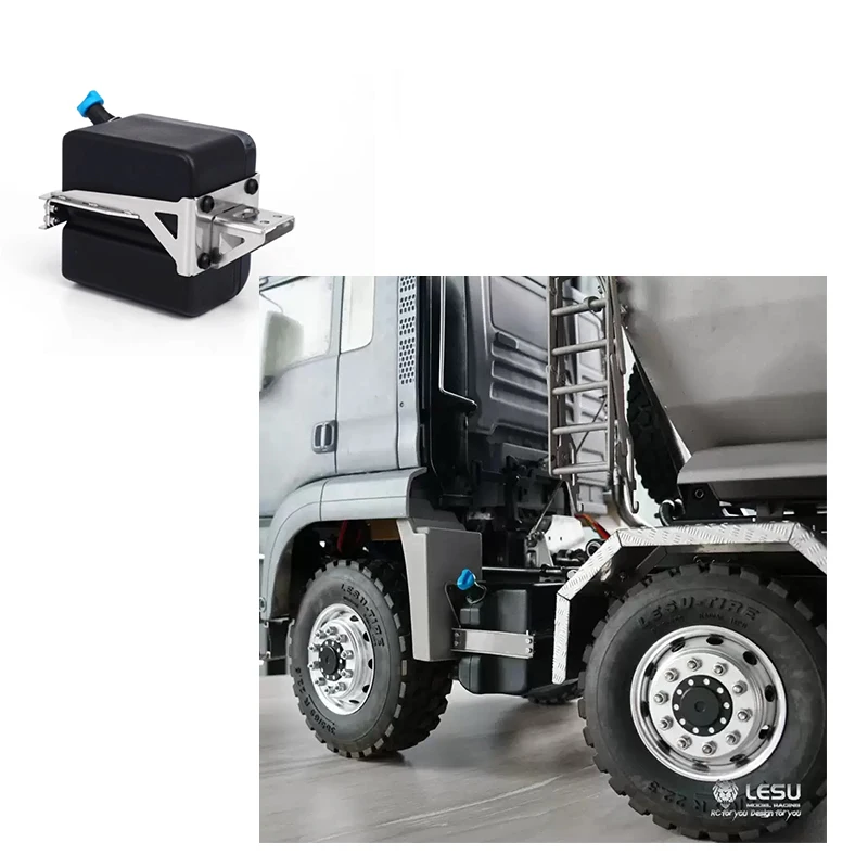 LESU RC 1/14 Metall Box Harnstoff Tank für 1/14 DIY RC Traktor Reduzierer Auto Modell Teile