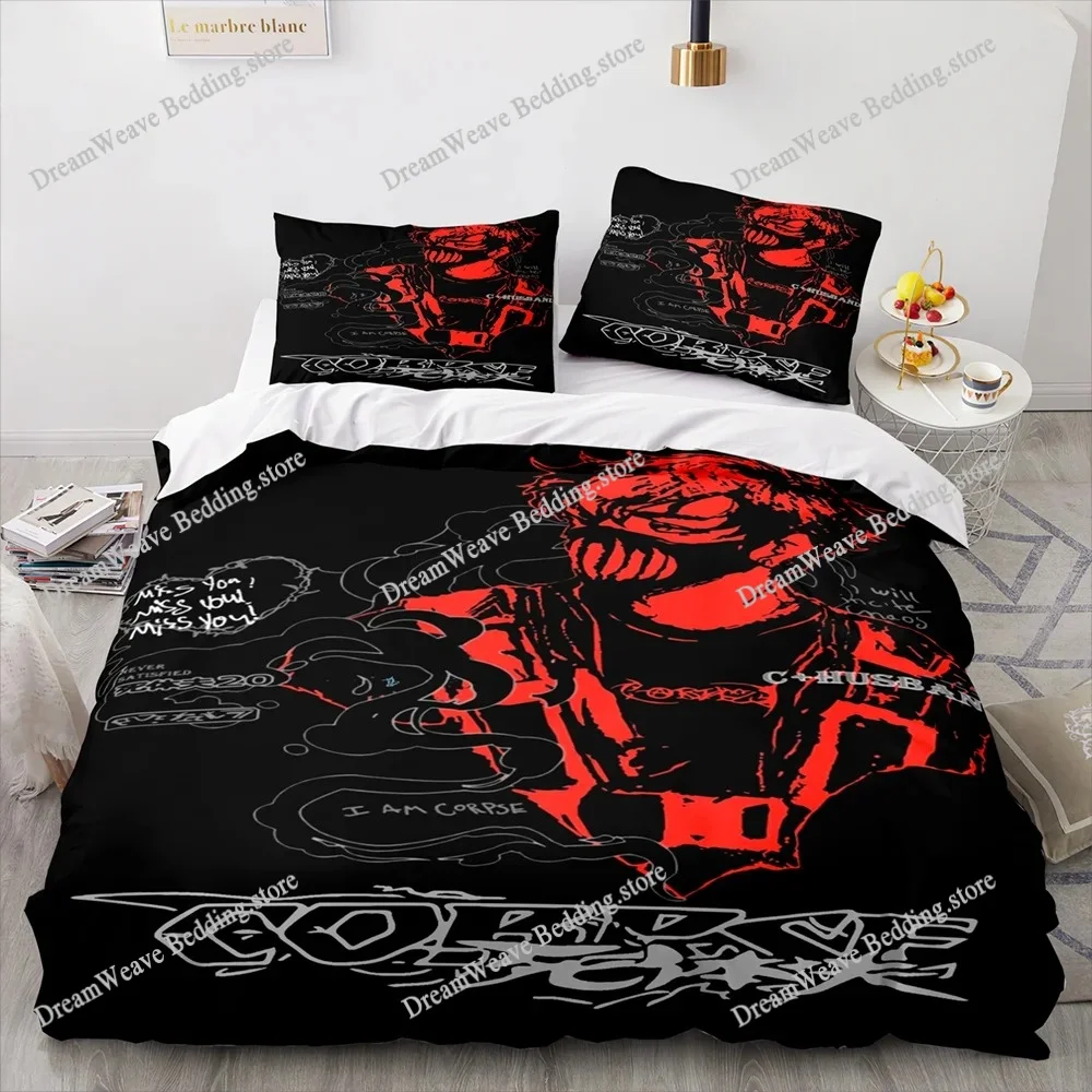 

Dream Merch Bedding Set Single Twin Full Queen King Size Corpse Husband Bed Set Adult Kid Bedroom Duvet Cover Sets Home Textiles