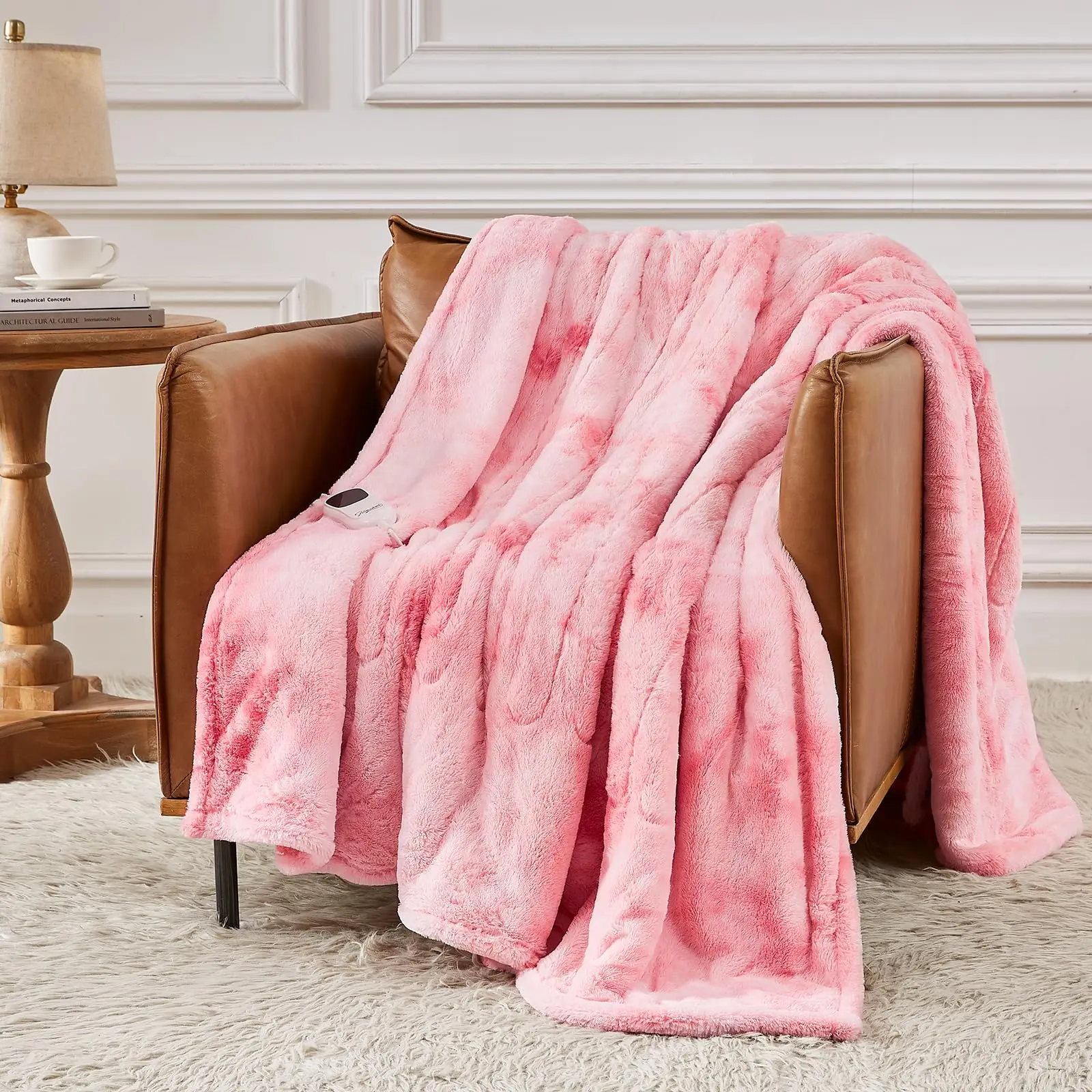 

Luxury Twin Heated Blanket with 10 Heat Levels, Over-Heat Protection for Home