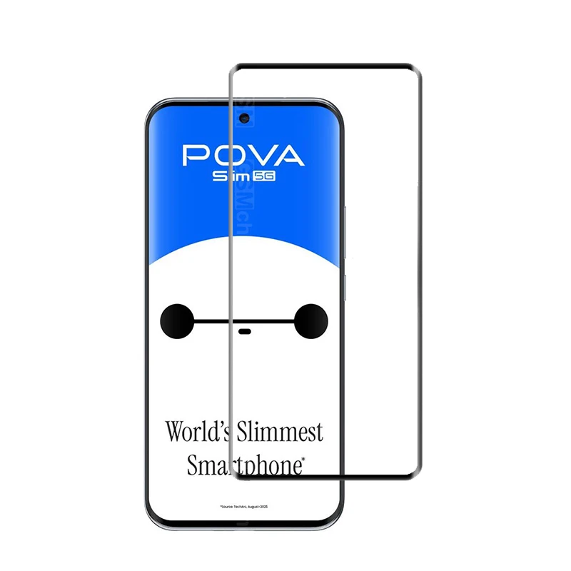 

Для Tecno Pova Slim 5G 3D изогнутая защитная пленка для экрана Tecno Pova Slim защитная пленка из закаленного стекла 9H