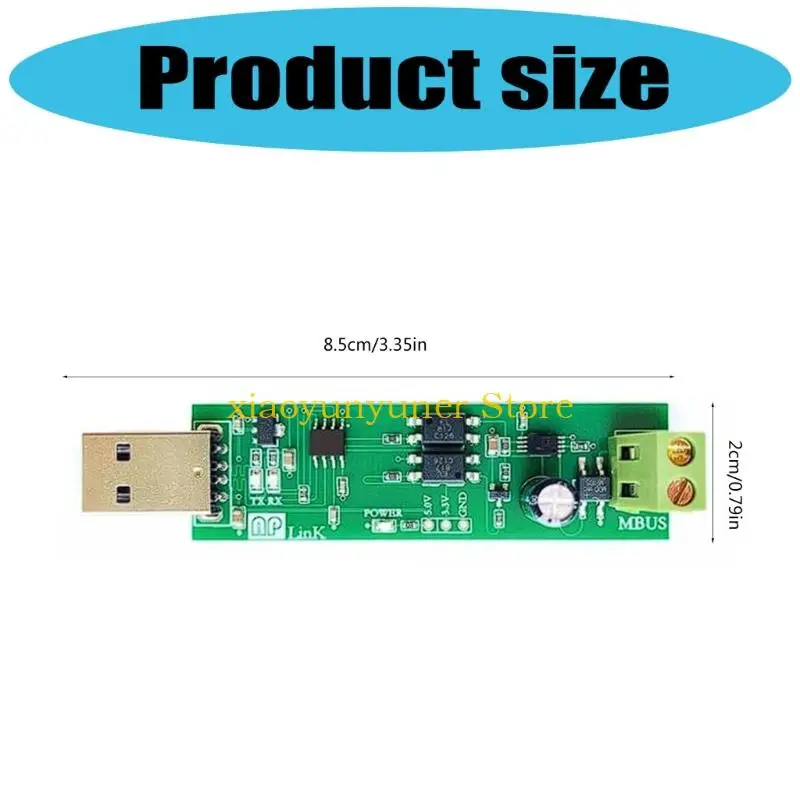 P9JB USB To MBUS Slave Module For Debugging With Isolated Circuit And Adjustable Bus Voltages