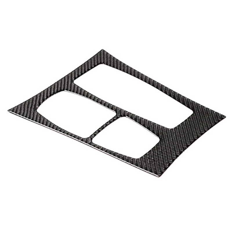 

New-Car Soft Carbon Fiber Central Control Gear Shift Panel Cover Trim For BMW X5 E70 X6 E71 2010-2013 RHD