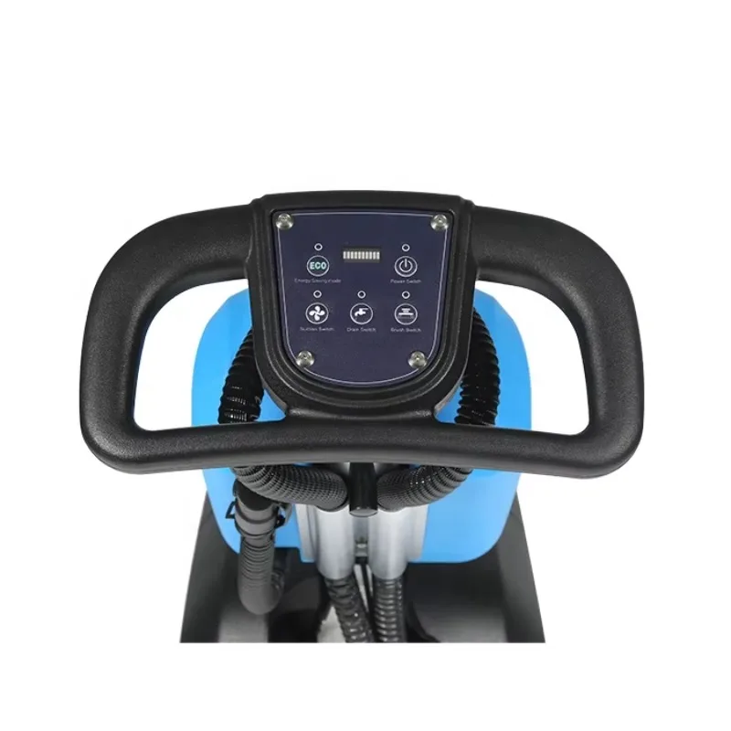 New Battery Powered Foldable Auto Scrubber Floor Scrubber Dryer High Productivity 350mm Cleaning Width Floor Cleaning Machine