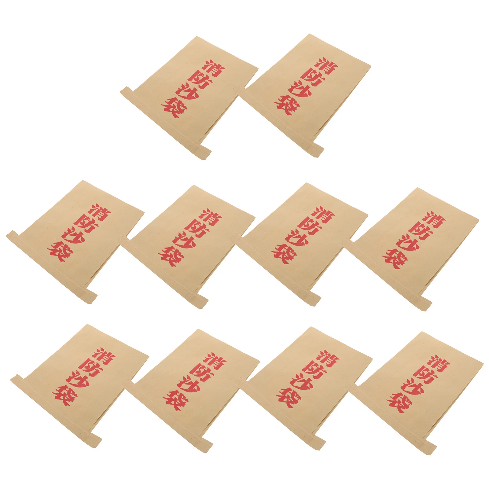 10Pcs Kraft Paper Sand Bags Durable Sealing Flood Control Fertilizer Storage Packaging Bags Food Bag Paper Pouches