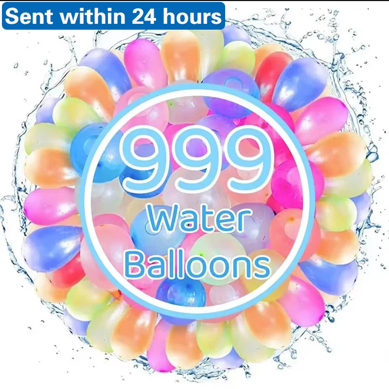 

1110 pcs Water Balloons Quickly Fill Kids and Adults Beach Water Fight Toys Summer Fun Outdoor Party Fighter Toys For Children