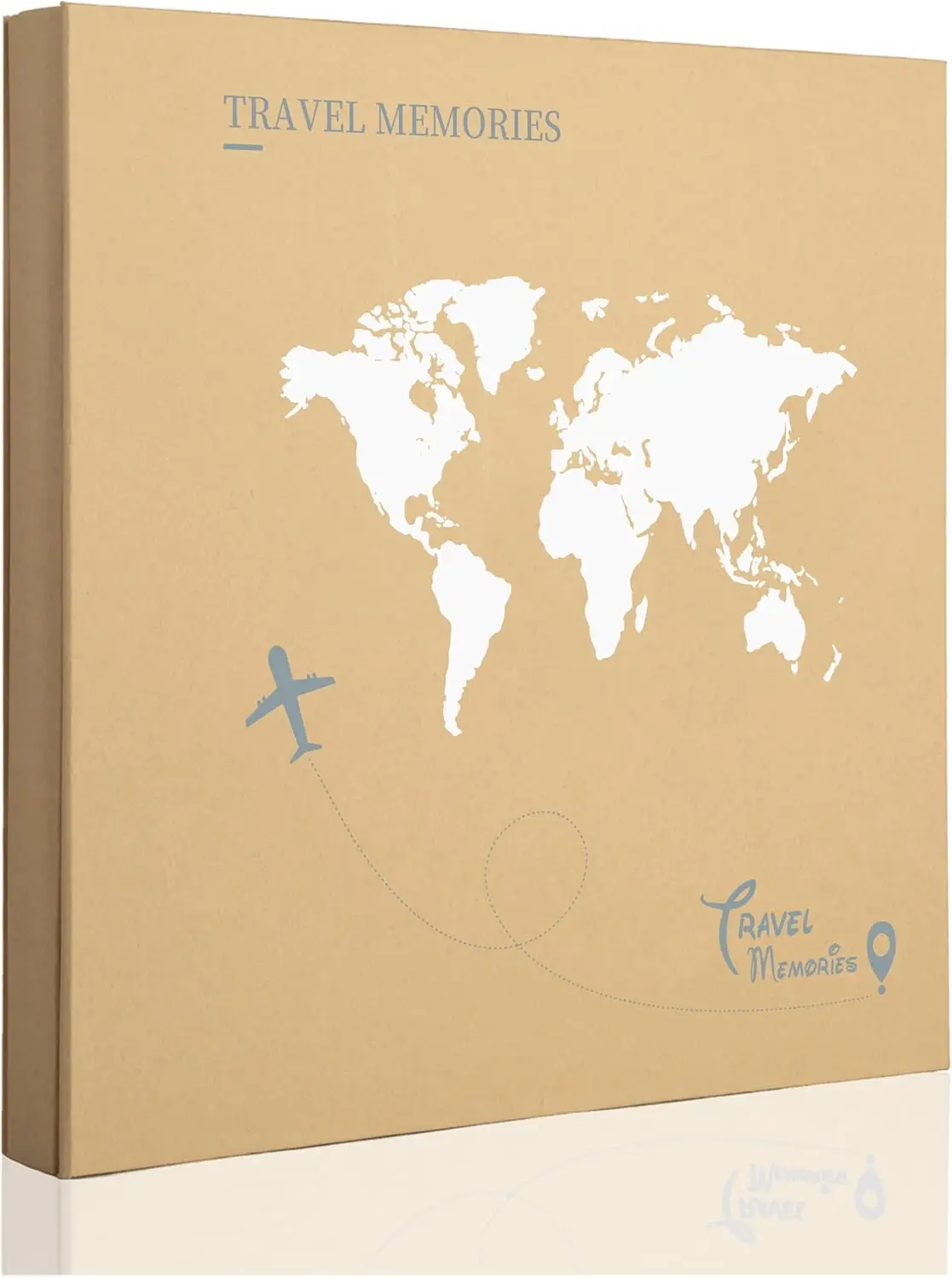 

Travel Photo Album 4x6 500 Photos 5 Pictures Per Page, 500 Pockets, Refined Kraft Paper Cover Vacation Photo Album Trave