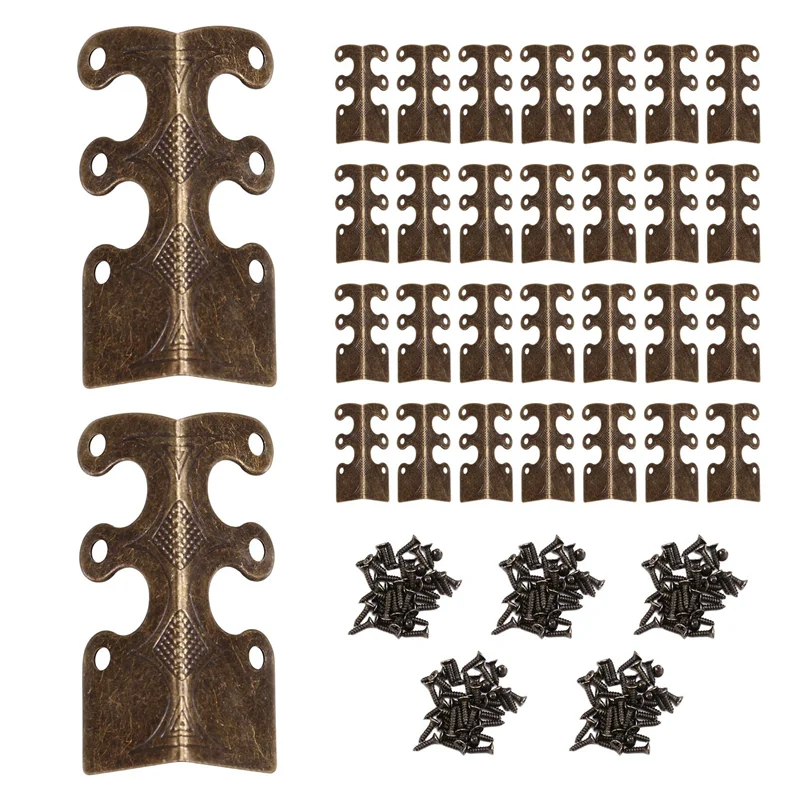 

AF90-30PCS Угловые протекторы, Угловые протекторы для плинтуса, Угловые протекторы для плинтуса, Винтажная металлическая защита углов