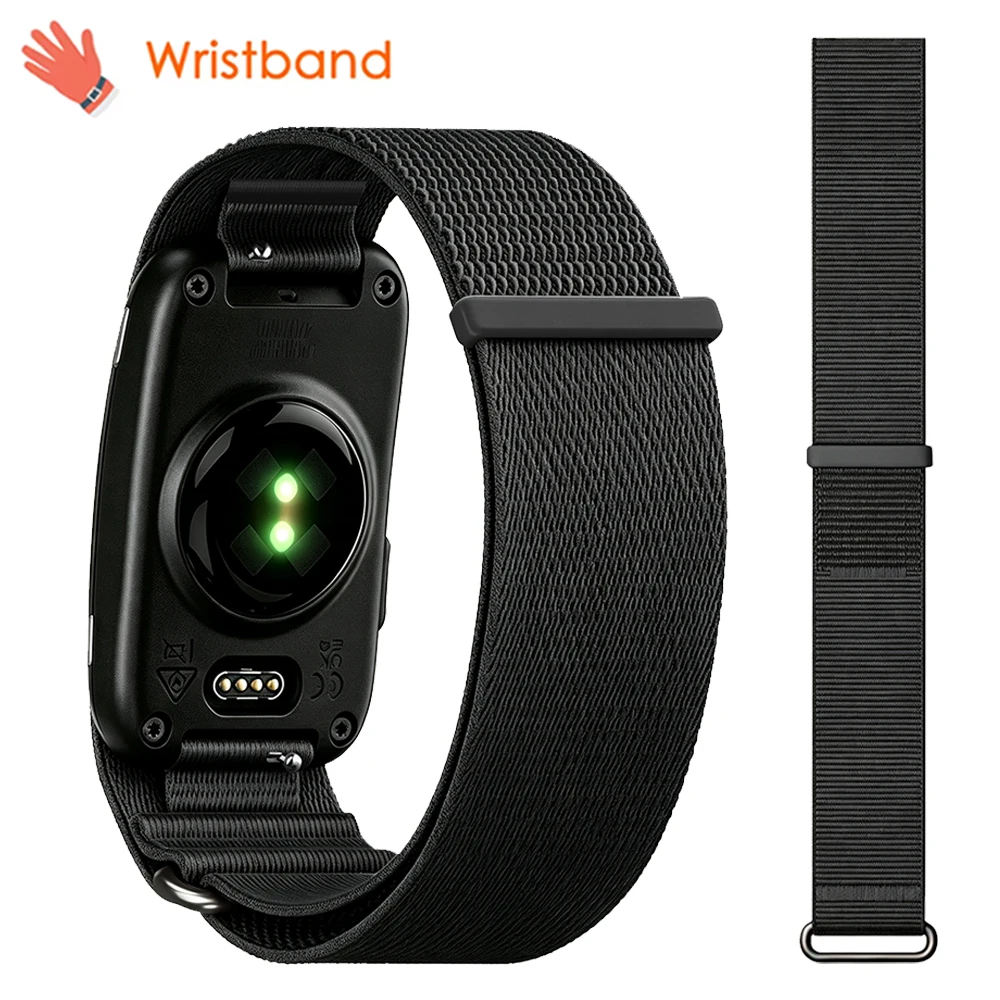 Nylon-Armband für Garmin CIRQA Smart Band, Verstellbares Elastisches Fitness-Tracker-Ersatzarmband für Garmin CIRQA Zubehör
