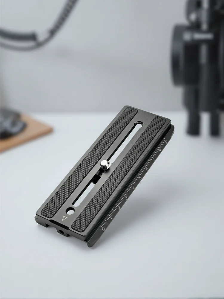 BEXIN 120mm Szybkozłączka do DJI Ronin S, ze stopu aluminium, z gwintem 1/4 cala, linijką i antypoślizgową powierzchnią, akcesorium do stabilizatora gimbal. — zdjęcie produktu 7