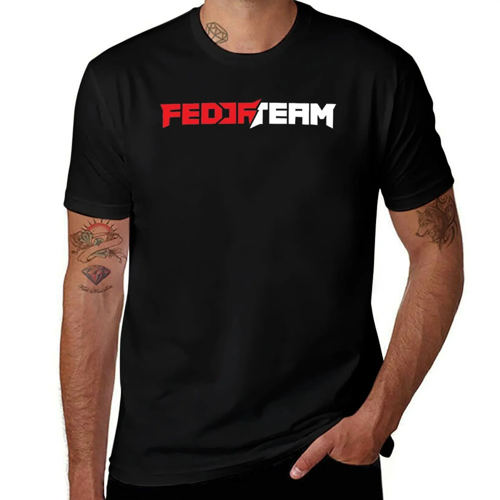 Fedor Team Fedor Emelianenko Essential T-Shirt Quick Dry Sports Short Sleeve Tee T-Shirt