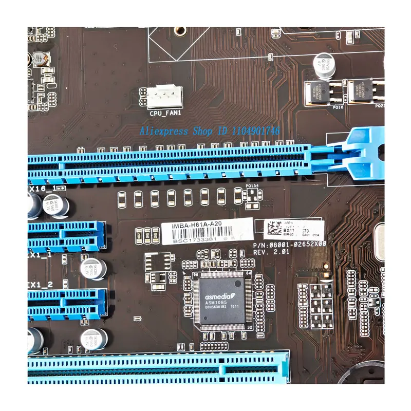 مناسبة للوحة الأم للتحكم الصناعي IMBA-H61A-A20 - منافذ الشبكة المزدوجة - اللوحة الأم للمعدات الصناعية