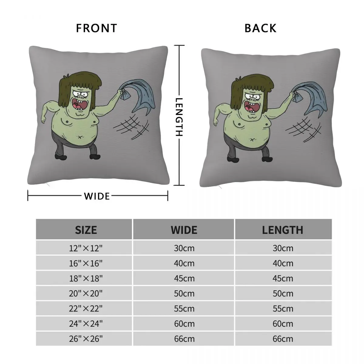 Muscle Man Swinging His Shirt Square Pillowcase Polyester Linen Velvet Pattern Zip Decorative Pillow Case Home Cushion Cover