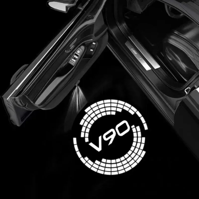 

For Volvo S80 S60 S80L S60L V60 V90 XC60 XC90 POLESTAR LED Lamp Auto Exterior Accessories Car Door Welcome Logo Light Car Goods