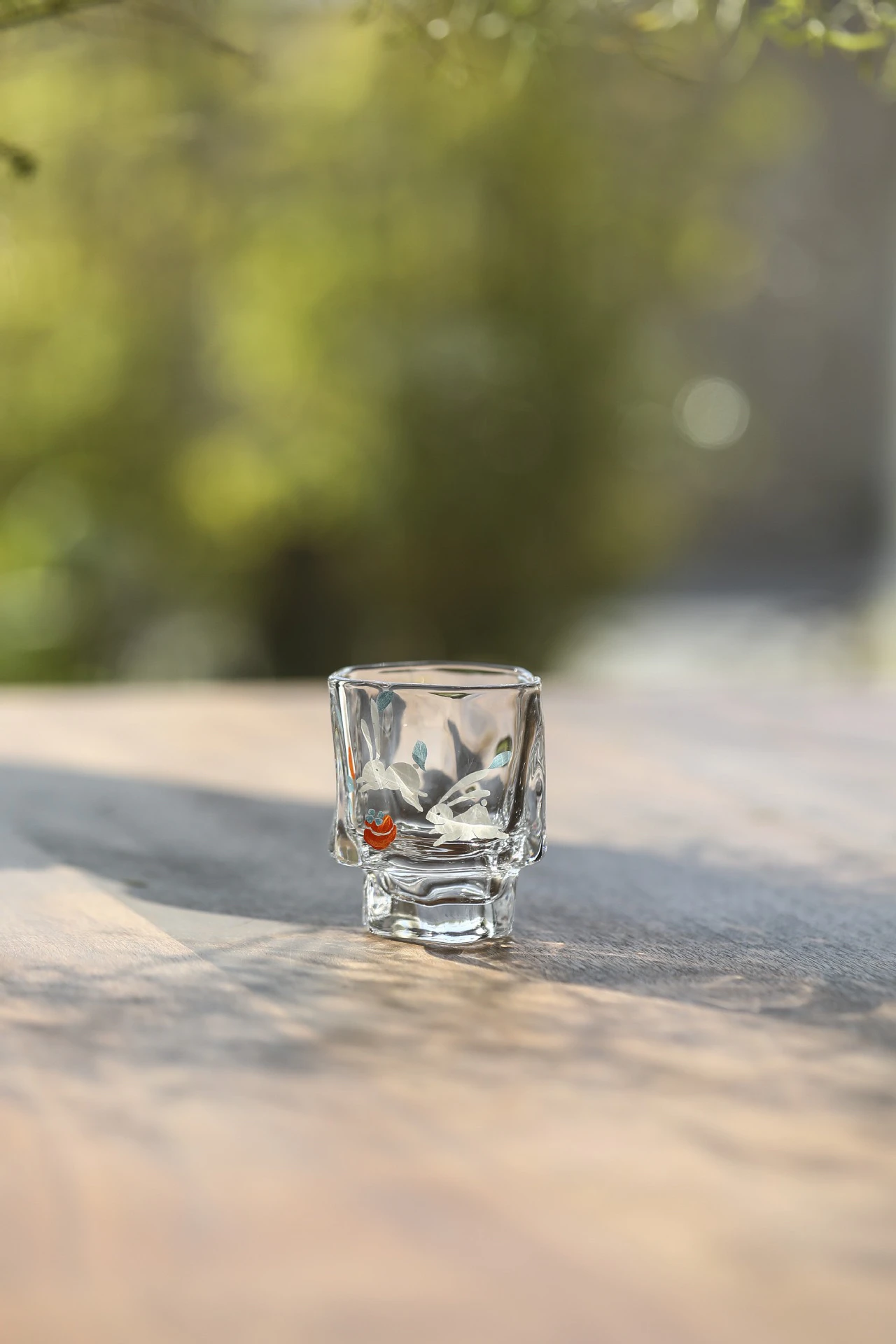 

Чайная чашка Cloud Valley New Chinese Sle Persimmon Tea Cup Rabbit Glass, маленькая, для одного человека, прозрачная.