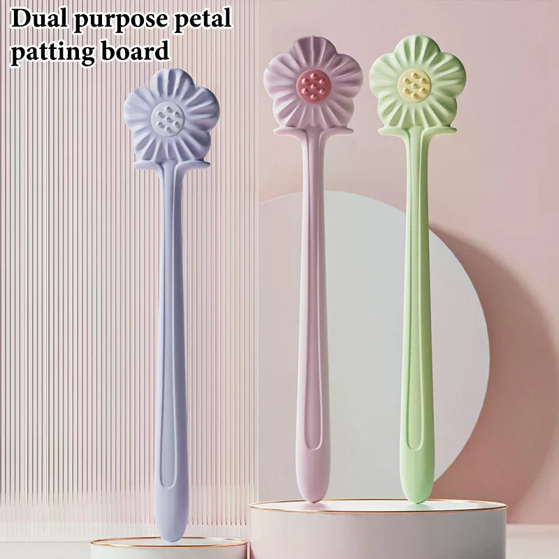 

Handheld Percussion Back Hammer Massager Flower Shape Meridian Beat Waist Relaxation Silicone Massager For Full Body Pain Relief