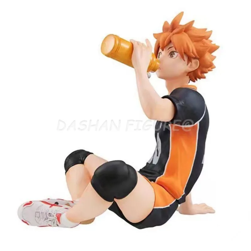 Anime Haikyuu!! Car Ornaments Shoyo Hinata Tobio Kageyama Action Figure Room Decorations 12cm Collectible Model Toys for Gifts