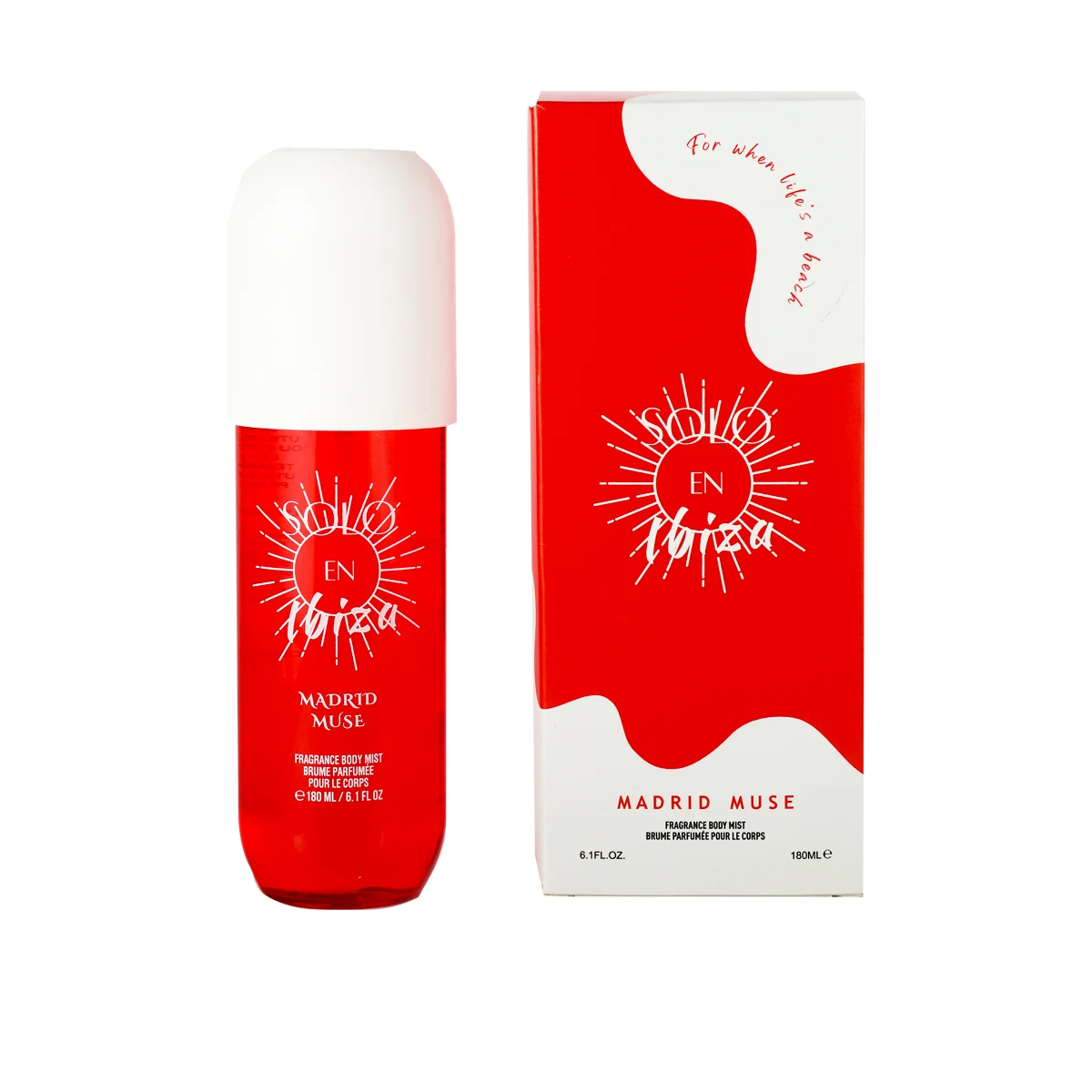 

Solo En Ibiza Body Mist for Women 6 Fl Oz Body Spray for Women Long-Lasting Fragrance 4 Scents Madrid Muse