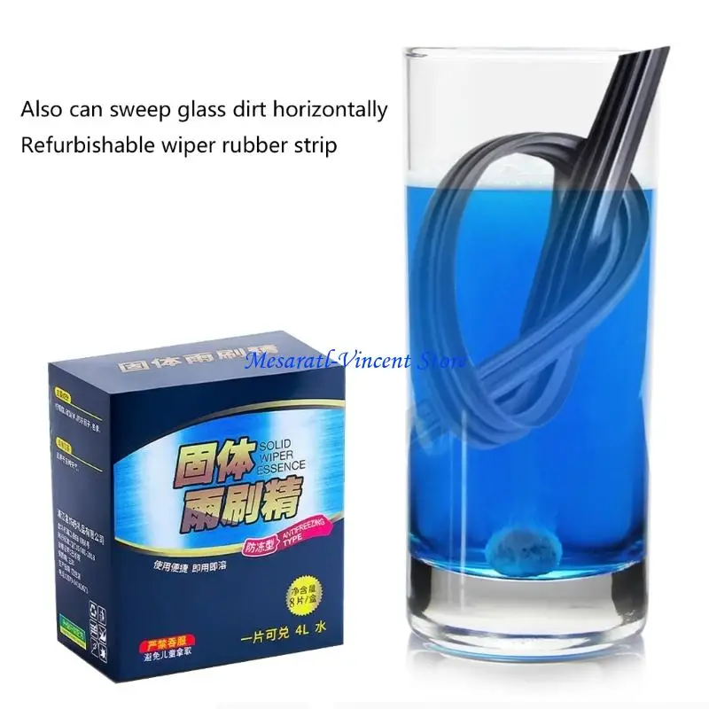 A70F Windshield Washer Tablet Concentrated Cleaner Long Lasting for Car Glass
