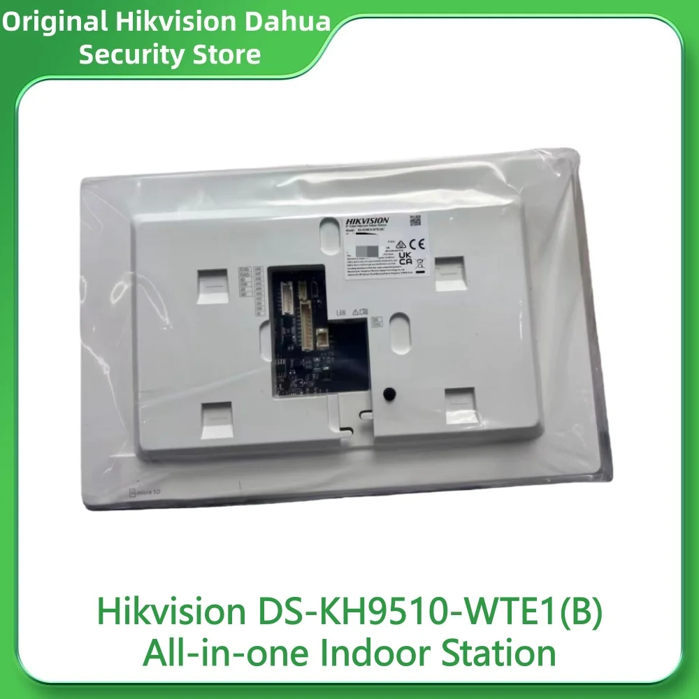Hikvision DS-KH9510-WTE1(B) محطة داخلية الكل في واحد شاشة 10.1 بوصة ملونة تعمل باللمس نظام أندرويد مدمج تطبيق Hik-Connect #3
