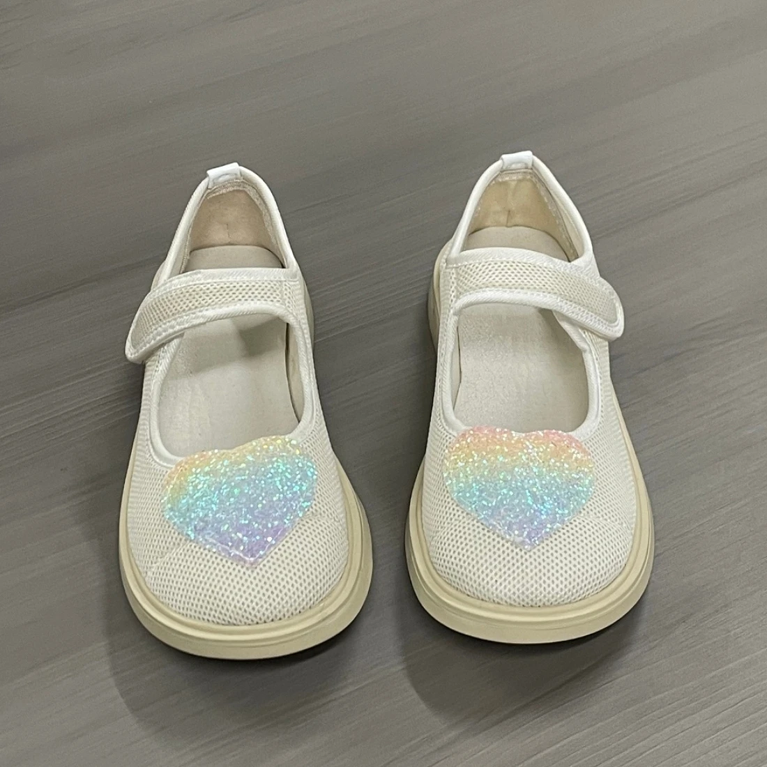 

Jinyu Fashion Trend Children's Shoes Mesh Princess Shoes Daily Wear Outdoor Camping Party Birthday Schoolgirl Shoe Gift