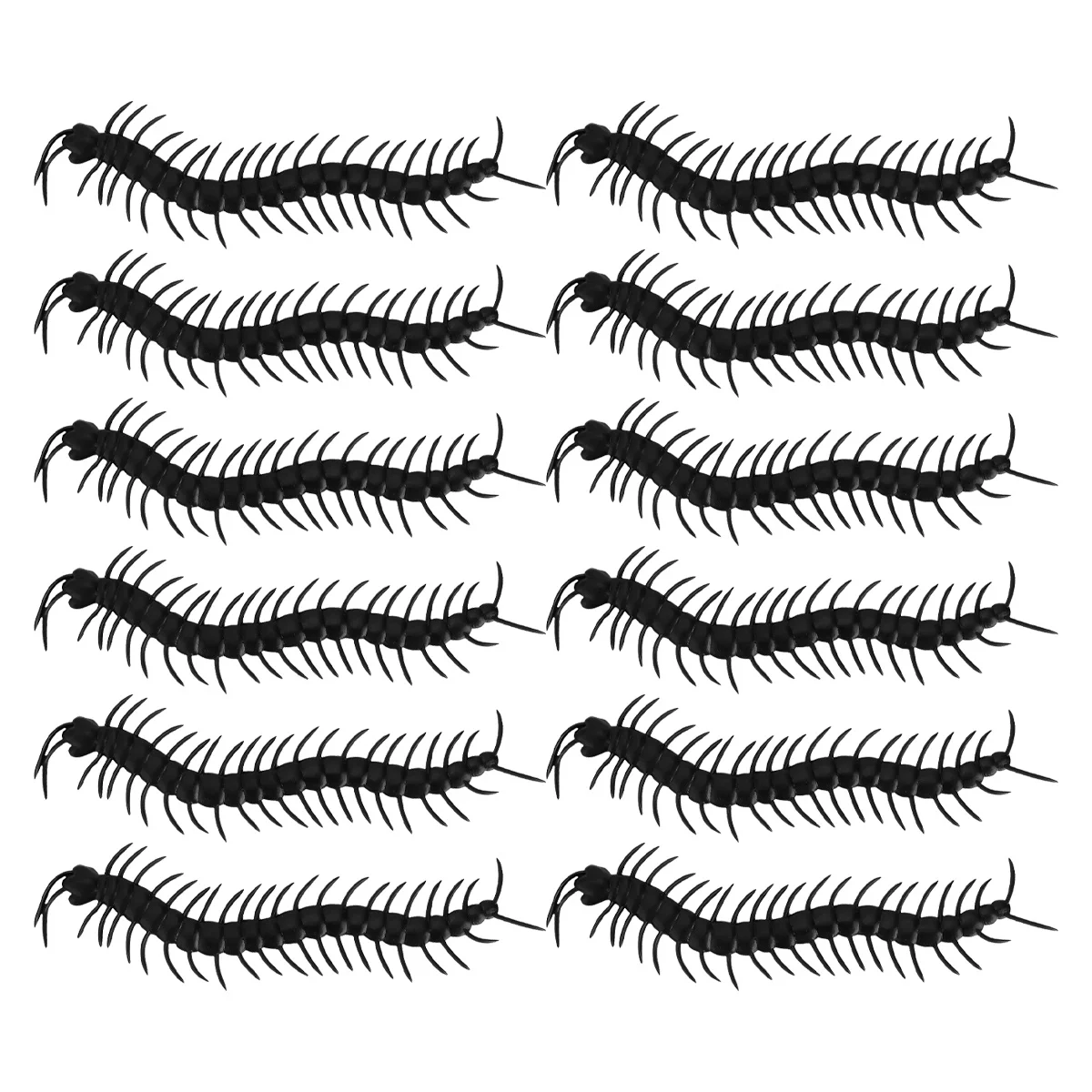 24pcs Centipede Palsu untuk Lelucon Dekorasi Halloween yang Menyeramkan Alat Peraga Hewan Menyeramkan Trik Malam Menakutkan Lelucon Menyeramkan Perlengkapan Pesta Berhantu