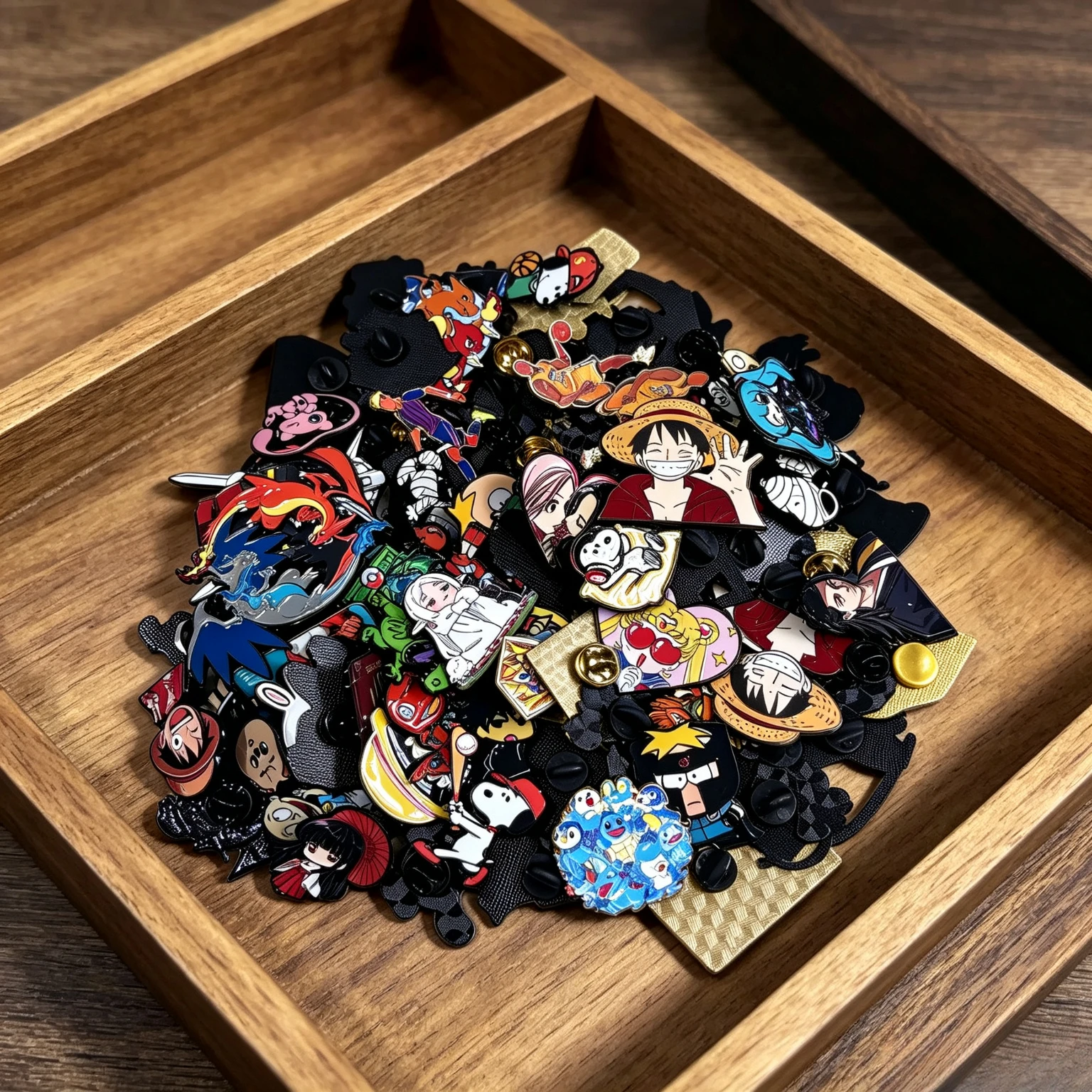 5pcs/10pcs/20pcs Creative Random Mixed Enamel Pins Cute Metal Brooch Cartoon Lapel Badges Backpack Clothing Decoration Pin Badge